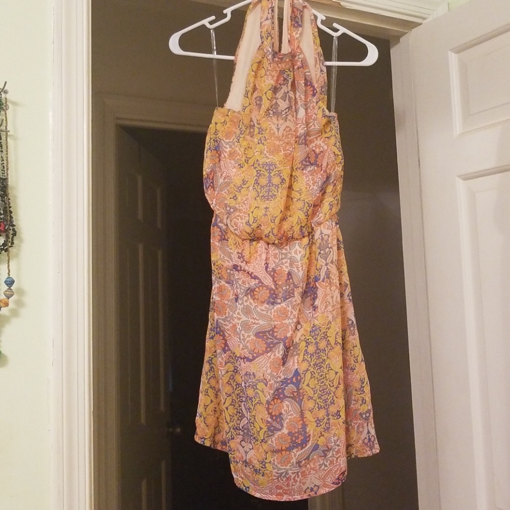 Multicolored sleeveless dress